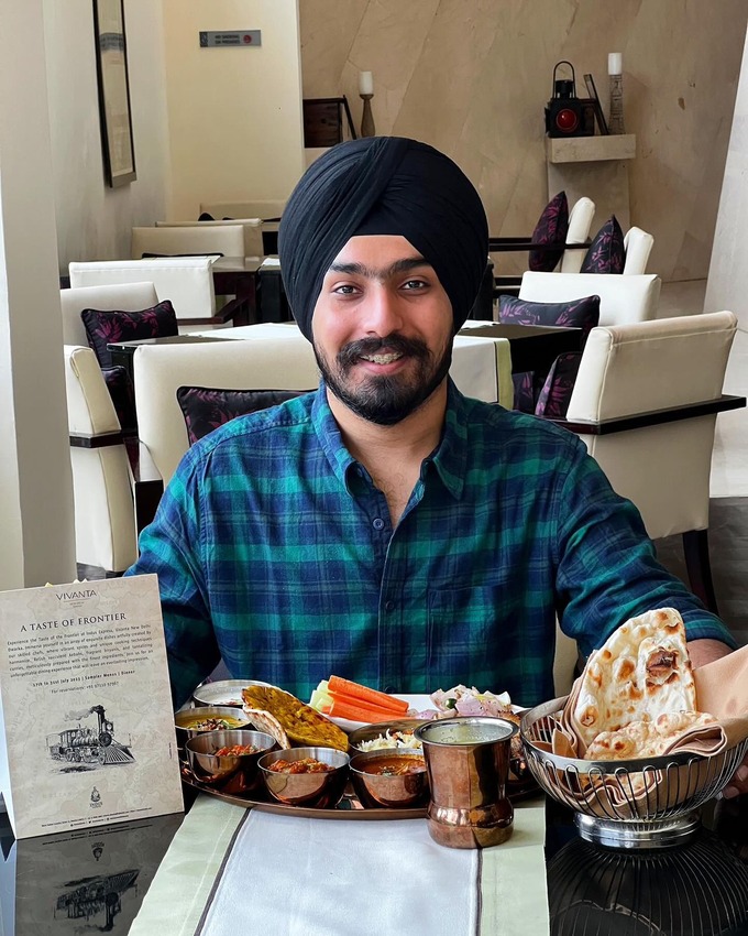 Food vlogger Gagandeep Sinha