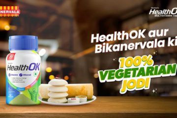 HealthOK partners with Bikanervala to promote its ‘100% vegetarian multivitamins’ brand